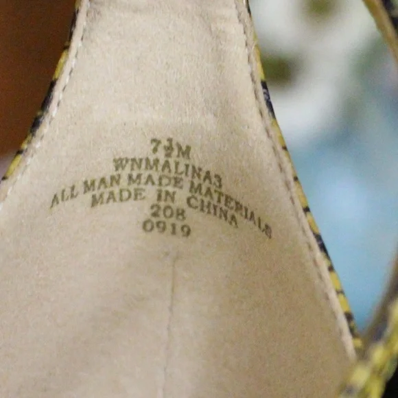 Nine West, Snakeskin print Strappy Heels - Picture 9 of 12